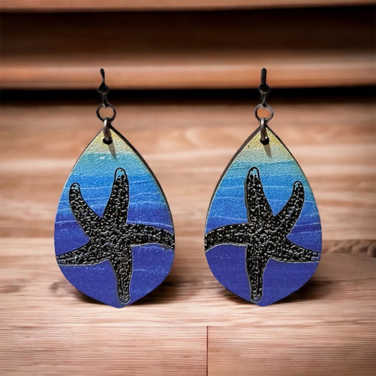 Beach Inspired Starfish Earrings